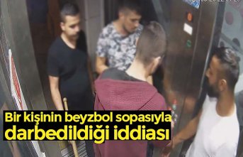 Bir kişinin beyzbol sopasıyla darbedildiği iddiası