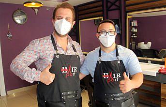 Down sendromlu Doğukan'ın berber çıraklığı hayali gerçeğe dönüştü