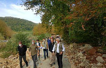 Erfelek Tatlıca Şelaleleri'nin cazibesi yeni yatırımlarla artırılacak