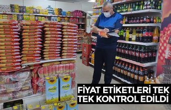FİYAT ETİKETLERİ TEK TEK KONTROL EDİLDİ
