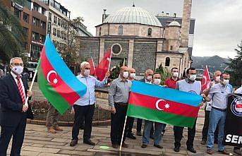 Giresun'da, Ermenistan'ın Azerbaycan'a yönelik saldırısına kınama