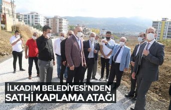 İLKADIM BELEDİYESİ’NDEN SATHİ KAPLAMA ATAĞI
