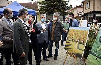 Kastamonu'da Kızılcasu Uluslararası Resim Çalıştayı Sergisi açıldı