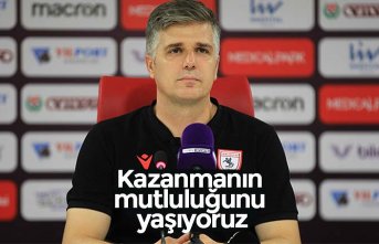 Kazanmanın mutluluğunu yaşıyoruz