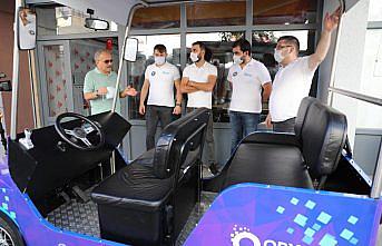 Ordu'da hem elektrik hem de güneş enerjisiyle çalışabilen araç üretildi