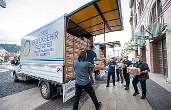 Ordu'dan 81 ildeki 81 okula fındık gönderildi