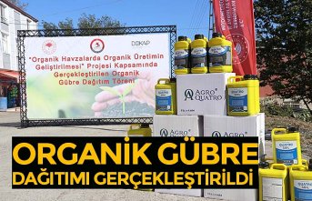 ORGANİK GÜBRE DAĞITIMI GERÇEKLEŞTİRİLDİ