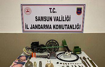 Samsun'da tarihi eser operasyonlarında 4 şüpheli yakalandı
