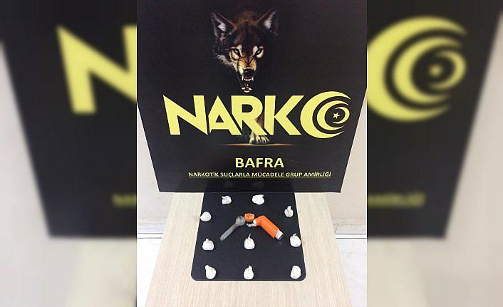 Samsun'da uyuşturucu operasyonunda yakalanan kişi tutuklandı