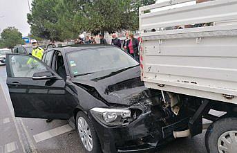 Samsun'da zincirleme trafik kazasında 1 kişi yaralandı