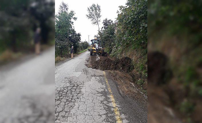 Trabzon'da yol bakım çalışmaları
