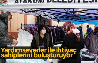 Yardımseverler ile ihtiyaç sahiplerini buluşturuyor