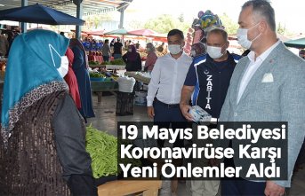 19 Mayıs Belediyesi Koronavirüse Karşı Yeni Önlemler Aldı