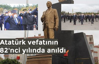 Atatürk vefatının 82'nci yılında anıldı