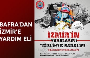 BAFRA'DAN İZMİR'E YARDIM ELİ