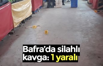 Bafra’da silahlı kavga: 1 yaralı