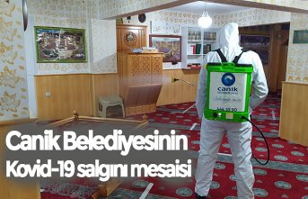 Canik Belediyesinin Kovid-19 salgını mesaisi