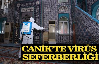 CANİK’TE VİRÜS SEFERBERLİĞİ