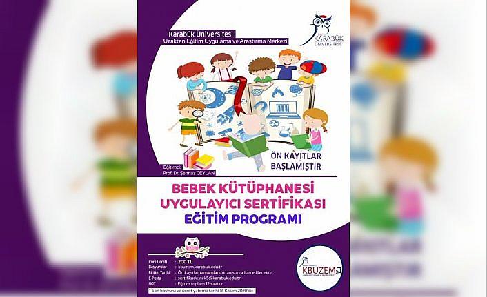 KBÜ'de bebek kütüphanesi eğitimi verilecek
