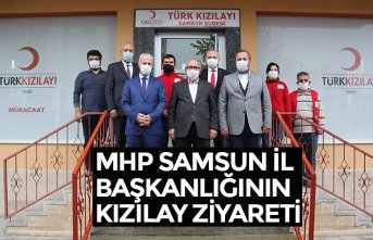 MHP SAMSUN İL BAŞKANLIĞININ KIZILAY ZİYARETİ