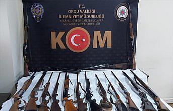 Ordu merkezli 6 ilde silah kaçakçılarına yönelik operasyon
