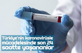 Türkiye'nin koronavirüsle mücadelesinde son 24 saatte yaşananlar