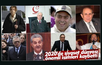 2020'de siyaset dünyası önemli isimleri kaybetti