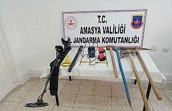 Amasya'da kaçak kazı yapan 6 kişi suçüstü yakalandı
