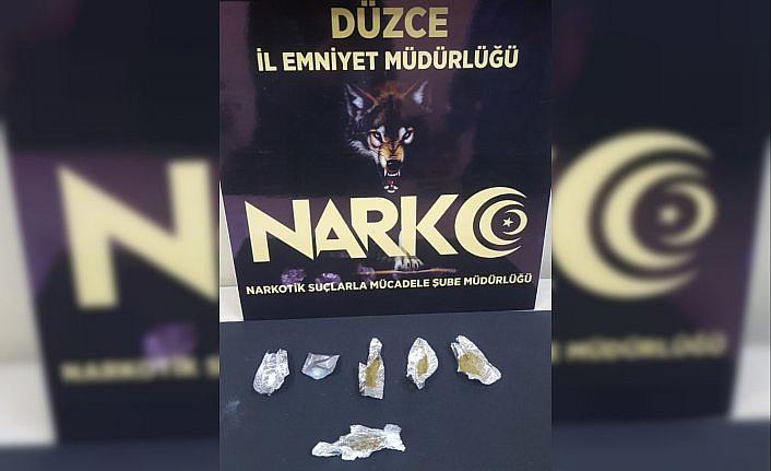 Düzce'deki uyuşturucu operasyonları