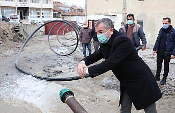 Kaplıcalarıyla ünlü Havza ilçesinde yeni kuyuda sıcak suya ulaşıldı