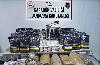 Karabük'te 92 kilogram kaçak tütün ele geçirildi