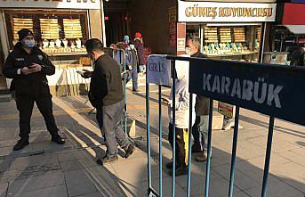 Karabük'ün en yoğun caddesine giriş için HES kodu şartı getirildi