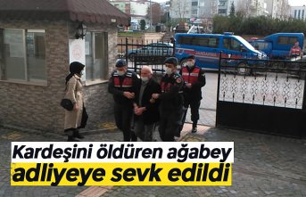 Kardeşini öldüren ağabey adliyeye sevk edildi