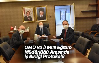 OMÜ ve İl Milli Eğitim Müdürlüğü Arasında İş Birliği Protokolü