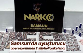 Samsun'da uyuşturucu operasyonunda 2 şüpheli yakalandı