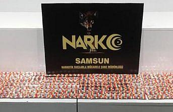 Samsun'da 2 bin 532 uyuşturucu hap ele geçirildi