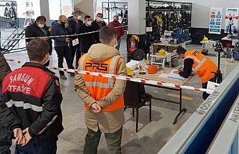 Samsun'da itfaiye personeline eğitim