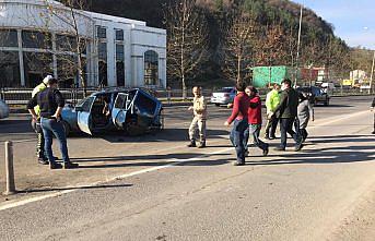 Samsun'da trafik kazası sonrası tartışan iki grup kavga etti