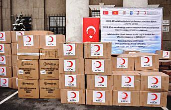 Samsun'dan gönderilen sağlık malzemeleri Kırgızistan'a ulaştı