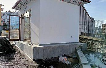 Trabzon'da taksi durakları yenileniyor