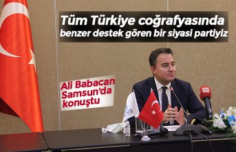 Tüm Türkiye coğrafyasında benzer destek gören bir siyasi partiyiz