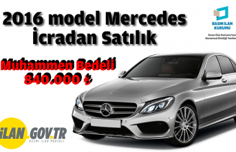 2016 MODEL MERCEDES İCRADAN SATILIK