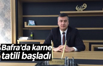 Bafra'da karne tatili başladı