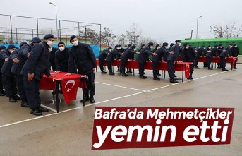 Bafra’da Mehmetçikler yemin etti