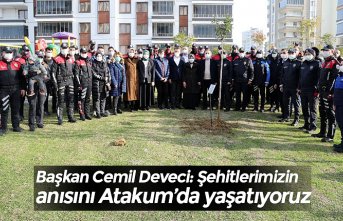 Başkan Cemil Deveci: Şehitlerimizin anısını Atakum’da yaşatıyoruz