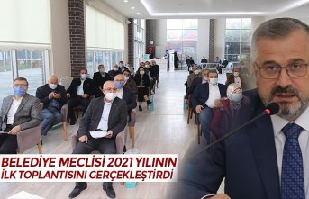 BELEDİYE MECLİSİ 2021 YILININ İLK TOPLANTISINI GERÇEKLEŞTİRDİ
