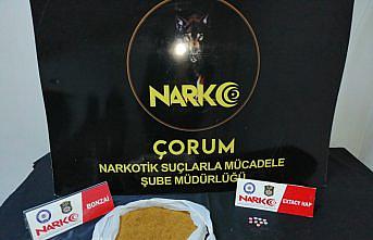 Çorum'da uyuşturucu operasyonunda 1 kişi tutuklandı