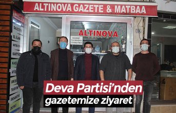 Deva Partisi’nden gazetemize ziyaret