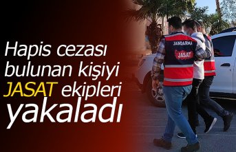 Hapis cezası bulunan kişiyi JASAT ekipleri yakaladı