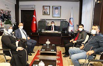 Kaymakam Saygılı'ya şehit ailesinden ziyaret